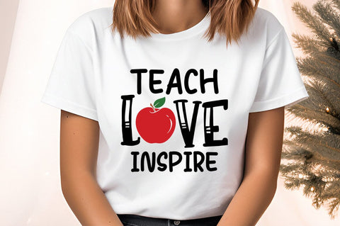 Teach Love Inspire SVG design SVG Designangry 