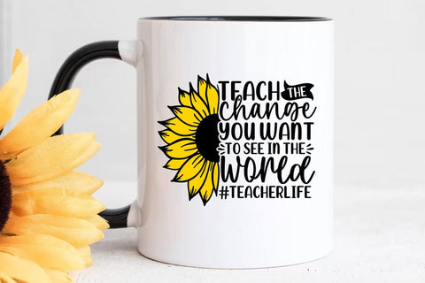 Teach the Change Teacher SVG SVG Jozoor 