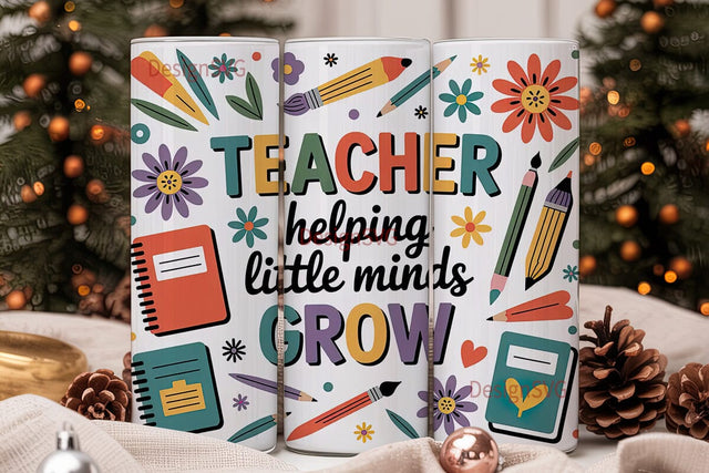 Teacher 20oz Tumbler Wrap Sublimation DesignSVG 