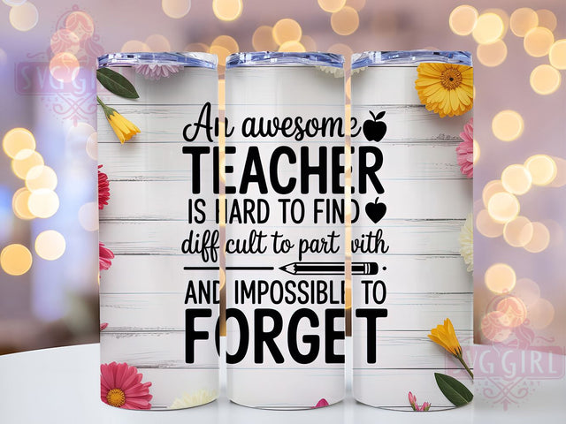 Teacher Appreciation 20oz Tumbler, Inspirational Wrap, Sublimation Gift, Educator Mug, 20oz Tumbler Design, Teacher Appreciation Quote, Classroom Theme Sublimation SvggirlplusArt 