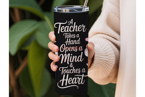 Teacher Appreciation 20oz Tumbler Wrap Sublimation DesignSVG 