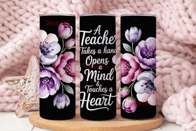 Teacher Appreciation 20oz Tumbler Wrap Sublimation DesignSVG 