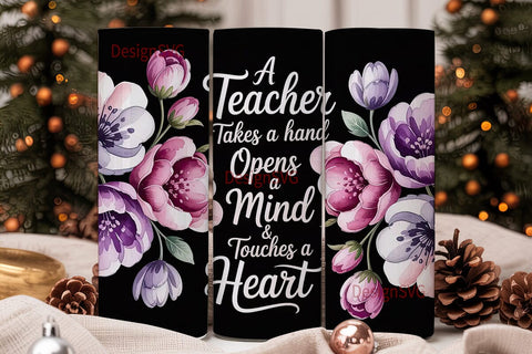 Teacher Appreciation 20oz Tumbler Wrap Sublimation DesignSVG 