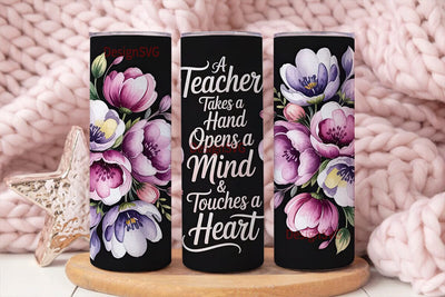 Teacher Appreciation 20oz Tumbler Wrap Sublimation DesignSVG 