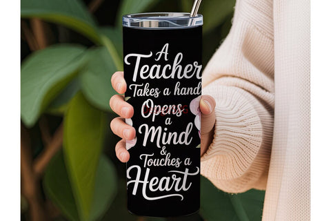 Teacher Appreciation 20oz Tumbler Wrap Sublimation DesignSVG 