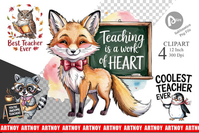 Teacher Appreciation Clipart Sublimation artnoy 