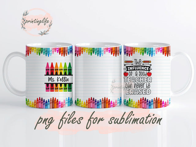 Teacher Appreciation Gifts Preschool Teacher Gifts For Teacher Gifts Basket Teacher Mug Wrap Design, Instant Digital Design Download Mug Wrap Design, Mug Design PNG Sublimation PrintingLife 