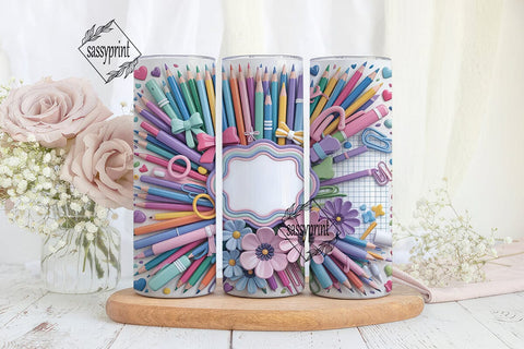 Teacher Appreciation Pastel Floral PNG Sublimation sassyprint 