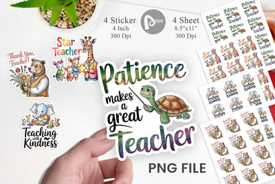 Teacher Appreciation Sticker Sublimation artnoy 