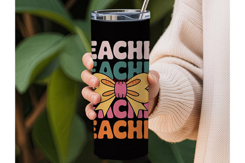 Teacher Appreciation Tumbler Wrap Sublimation DesignSVG 