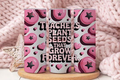 Teacher Appreciation Tumbler Wrap Sublimation DesignSVG 