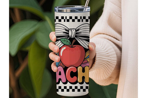 Teacher Appreciation Tumbler Wrap Sublimation DesignSVG 