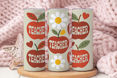 Teacher Appreciation Tumbler Wrap Sublimation DesignSVG 