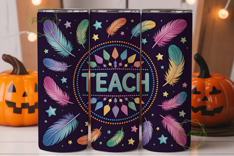 Teacher Appreciation Tumbler Wrap Sublimation PixelChick 