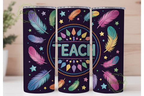 Teacher Appreciation Tumbler Wrap Sublimation PixelChick 