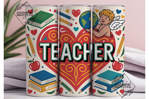Teacher Appreciation Tumbler Wrap Sublimation sassyprint 