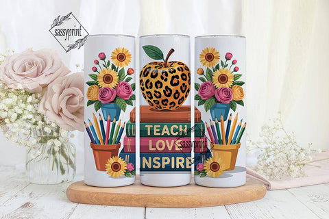 Teacher Appreciation Tumbler Wrap Sublimation sassyprint 