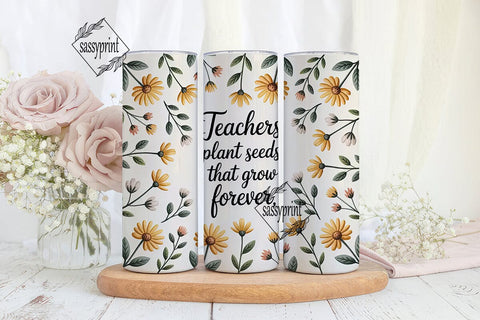 Teacher Appreciation Tumbler Wrap Sublimation sassyprint 