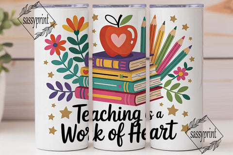 Teacher Appreciation Tumbler Wrap Sublimation sassyprint 