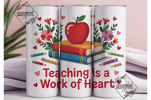 Teacher Appreciation Tumbler Wrap Sublimation sassyprint 