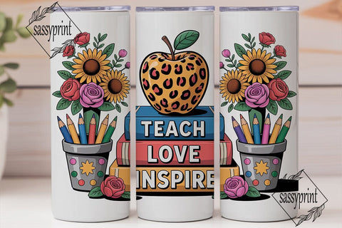 Teacher Appreciation Tumbler Wrap Sublimation sassyprint 