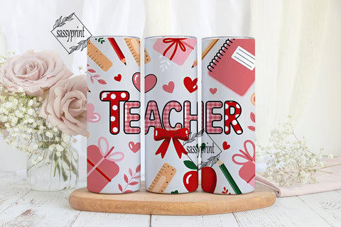 Teacher Appreciation Tumbler Wrap Sublimation sassyprint 