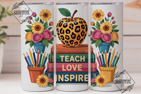 Teacher Appreciation Tumbler Wrap Sublimation sassyprint 