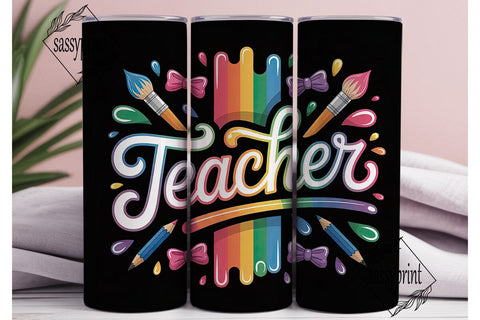 Teacher Appreciation Tumbler Wrap Sublimation sassyprint 