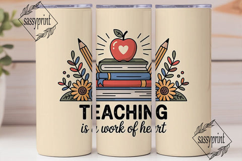 Teacher Appreciation Tumbler Wrap Sublimation sassyprint 