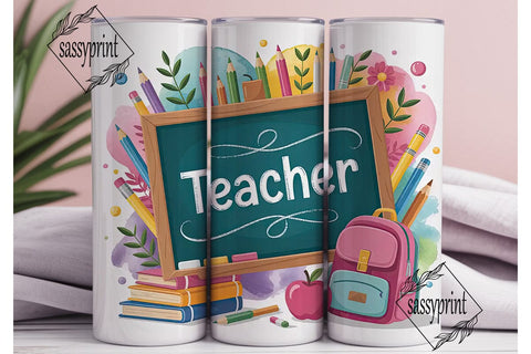 Teacher Appreciation Tumbler Wrap Sublimation sassyprint 