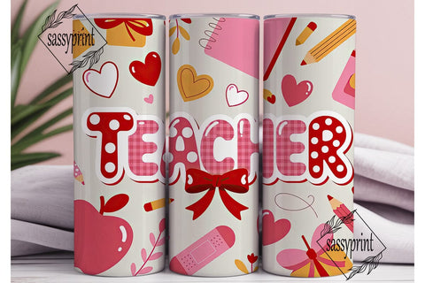 Teacher Appreciation Tumbler Wrap Sublimation sassyprint 