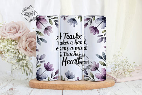 Teacher Appreciation Tumbler Wrap Sublimation sassyprint 