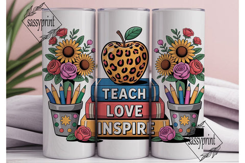 Teacher Appreciation Tumbler Wrap Sublimation sassyprint 