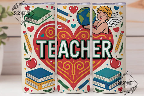 Teacher Appreciation Tumbler Wrap Sublimation sassyprint 