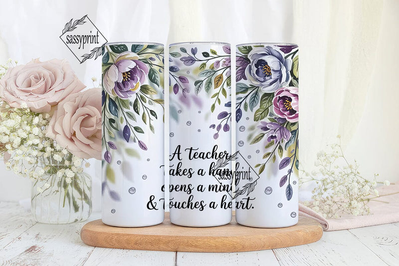 Teacher Appreciation Tumbler Wrap Sublimation sassyprint 