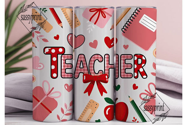Teacher Appreciation Tumbler Wrap Sublimation sassyprint 
