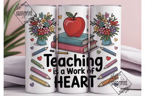 Teacher Appreciation Tumbler Wrap Sublimation sassyprint 