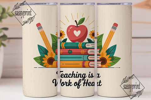 Teacher Appreciation Tumbler Wrap Sublimation sassyprint 