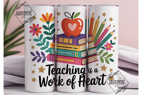 Teacher Appreciation Tumbler Wrap Sublimation sassyprint 
