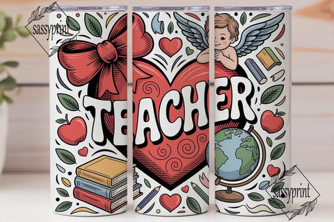 Teacher Appreciation Tumbler Wrap Sublimation sassyprint 