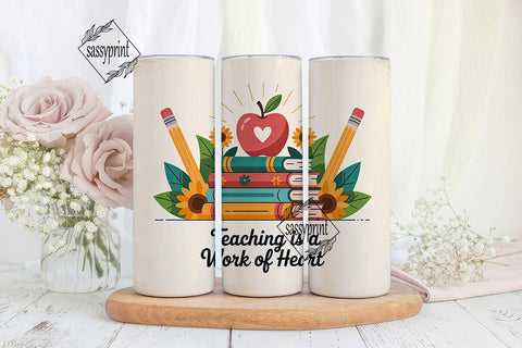 Teacher Appreciation Tumbler Wrap Sublimation sassyprint 