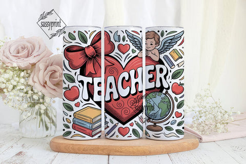Teacher Appreciation Tumbler Wrap Sublimation sassyprint 