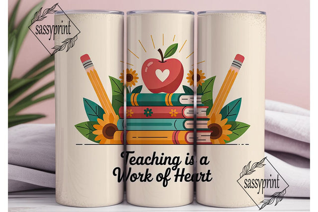 Teacher Appreciation Tumbler Wrap Sublimation sassyprint 