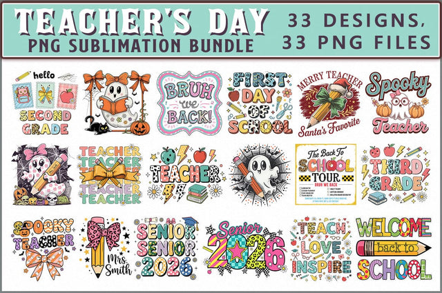 Teacher Back to School Sublimation Sublimation Shetara Begum 