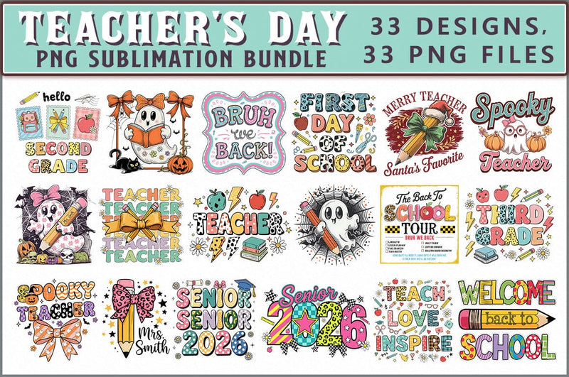 Teacher Back to School Sublimation Sublimation Shetara Begum 