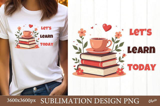 Teacher Book Quote PNG. Teacher Valentine Sublimation PNG Sublimation Olga Terlyanskaya 