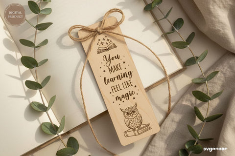 Teacher Bookmarks Laser Cut Bundle SVG SvgOcean 