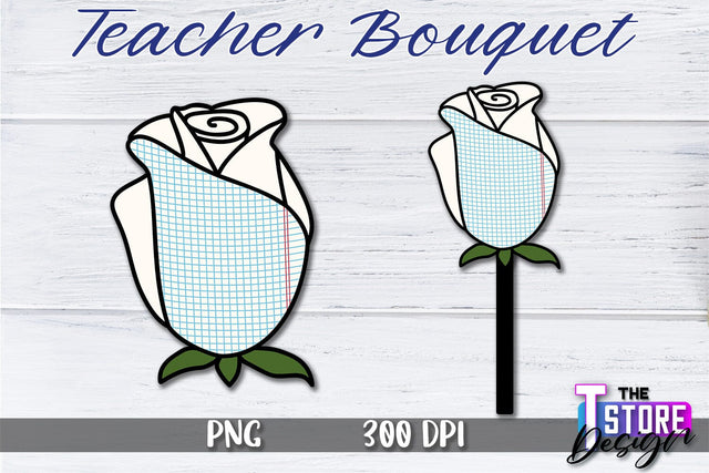 Teacher Bouquet Sublimation | Teacher Bouquet Design | Teacher Sublimation Sublimation The T Store Design 