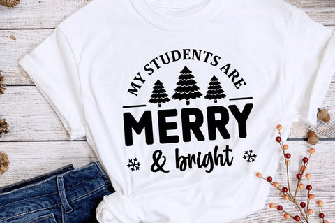 Teacher Christmas SVG Bundle SVG Designangry 