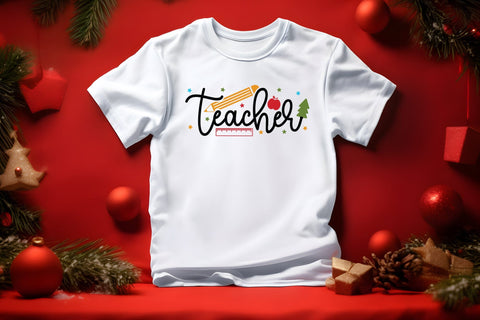 Teacher Christmas SVG Cut File SVG CraftLabSVG 